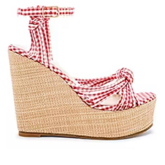Raye Gina Wedge in Red Size 9/ excellent - Picture 1 of 6